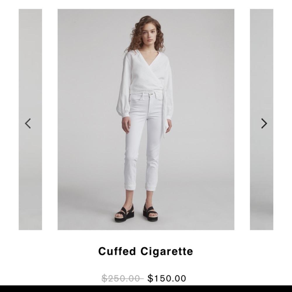 New without tags Rag and bone white jeans sz 25